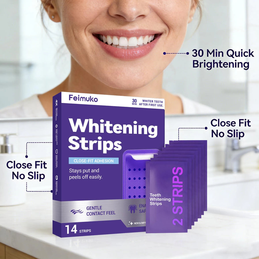 Purple Teeth Whitning Strips