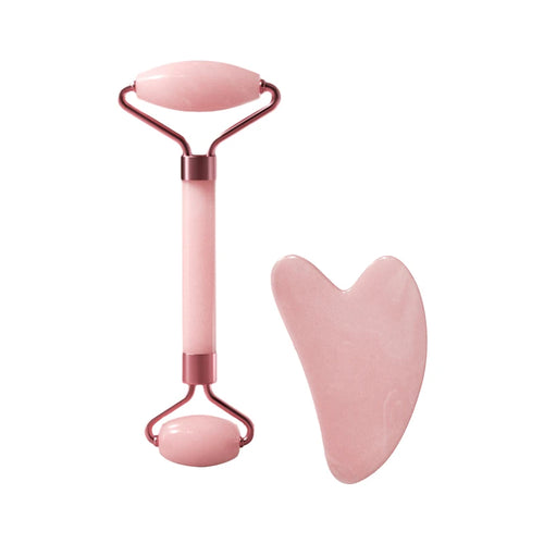 Quartz Facial Roller & Gua Sha Set