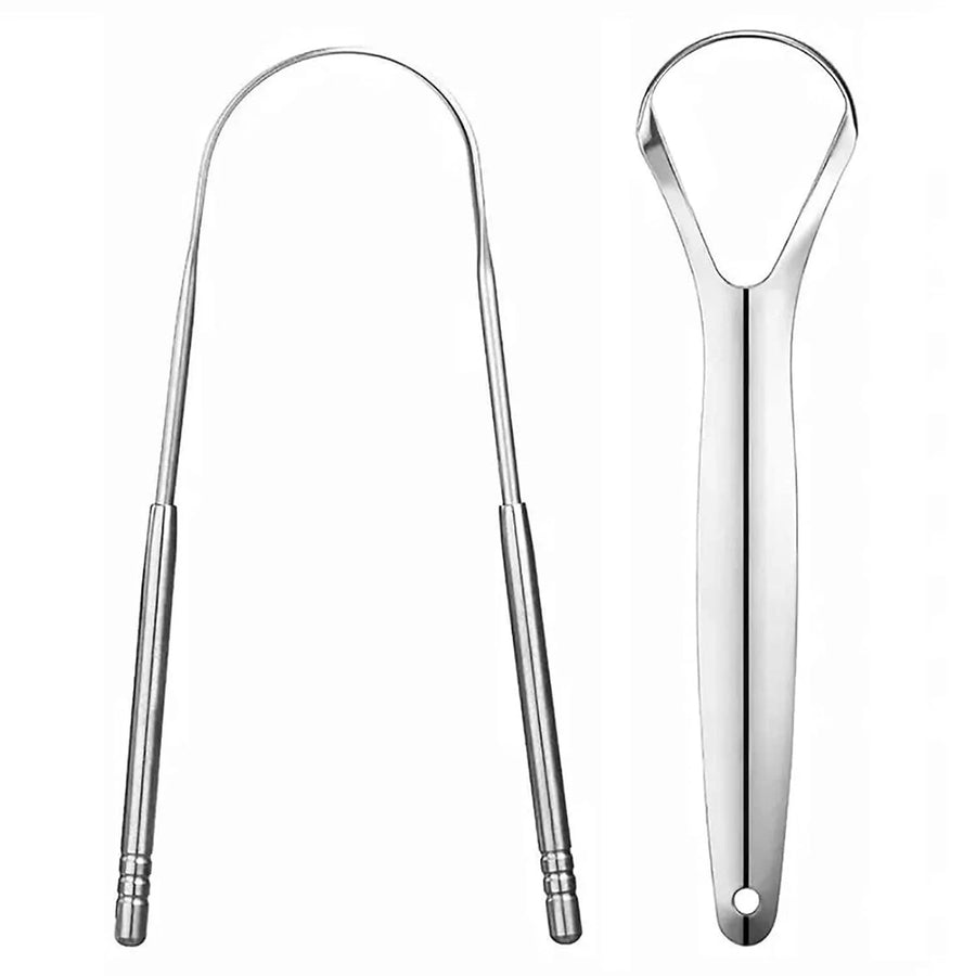 Stainless Steel Tongue Scraper Set